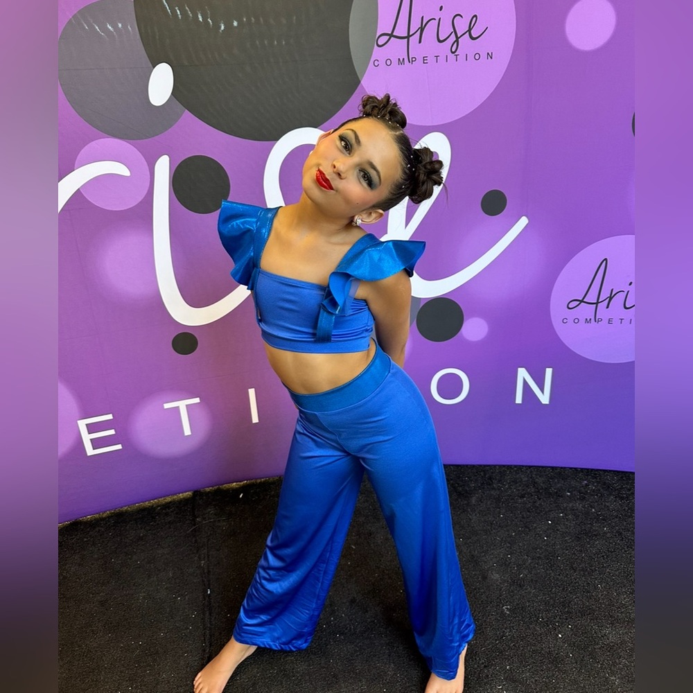 Royal Blue Kellé Dance Costume Size LC
